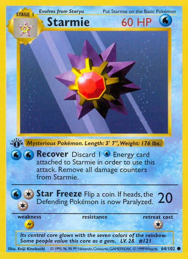 Starmie Base 64/102 Common
