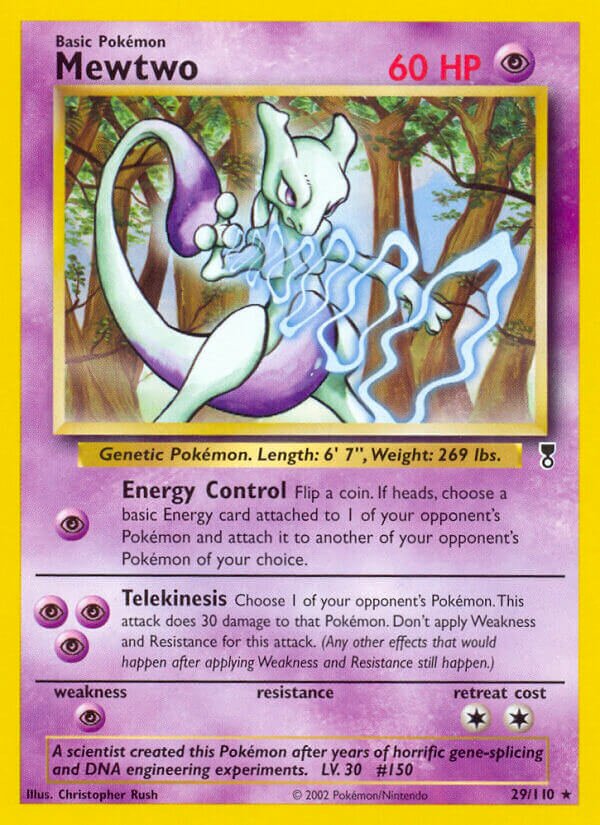 Mewtwo Legendary Collection 29/110 Rare