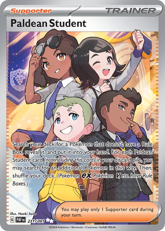 Paldean Student Paldean Fates 231/091 Ultra Rare