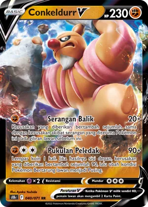Conkeldurr V (Pokémon GO 040/071)