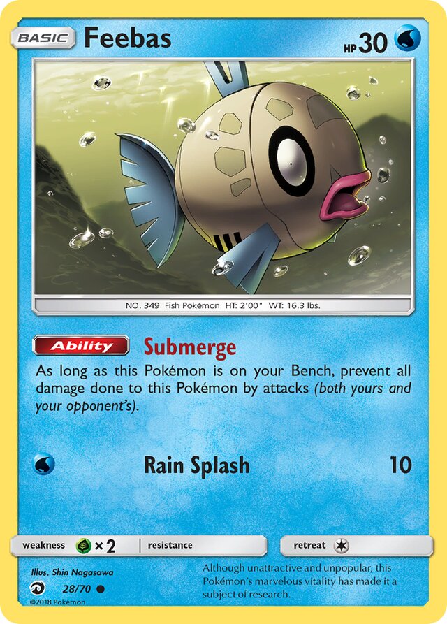 Feebas Dragon Majesty 28/70 Common