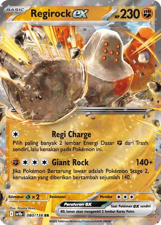 Regirock ex (Presence of Champions 080/138)