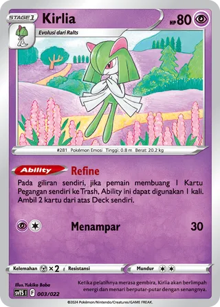 Kirlia (Gardevoir ex Tactics Deck 003/022)