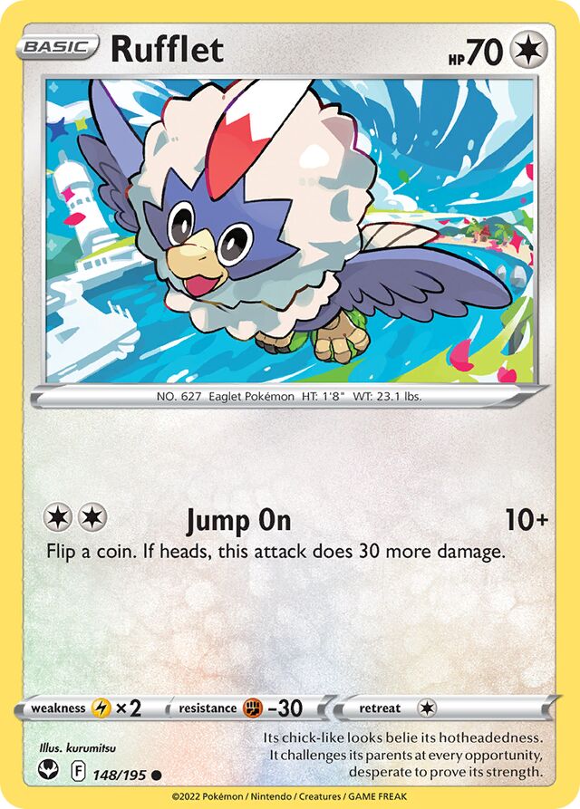 Rufflet Silver Tempest 148/195 Common