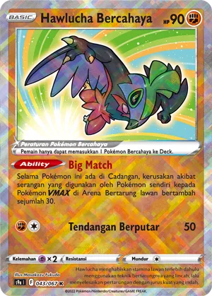 Radiant Hawlucha (Battle Region 043/067)