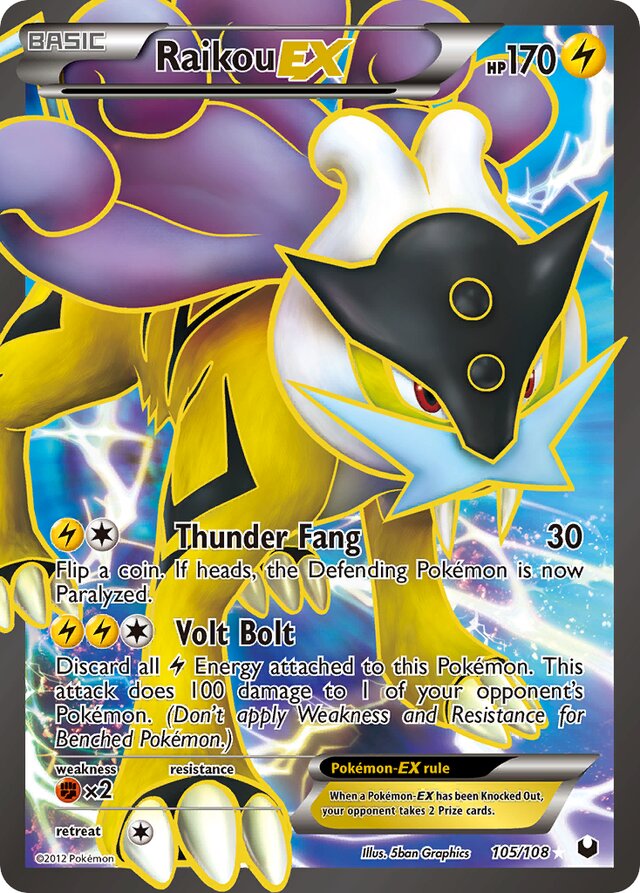 Raikou-EX (Dark Explorers 105/108) – TCG Collector