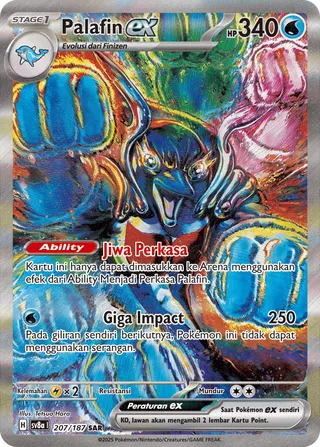 Palafin ex (Terastal Festival ex 207/187)