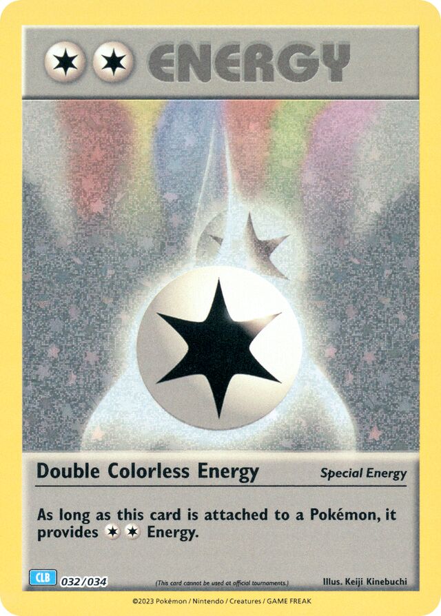 Double Colorless Energy Blastoise & Suicune ex Deck 032/034