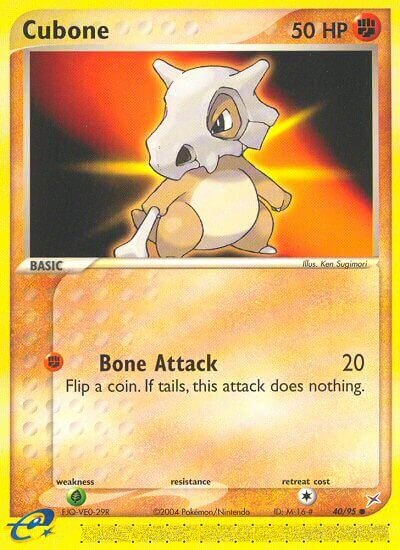 40/95 Cubone MA Common