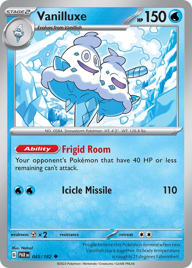 045/182 Vanilluxe PAR Uncommon