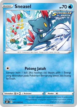 Sneasel (Jet-Black Spirit 011/070)