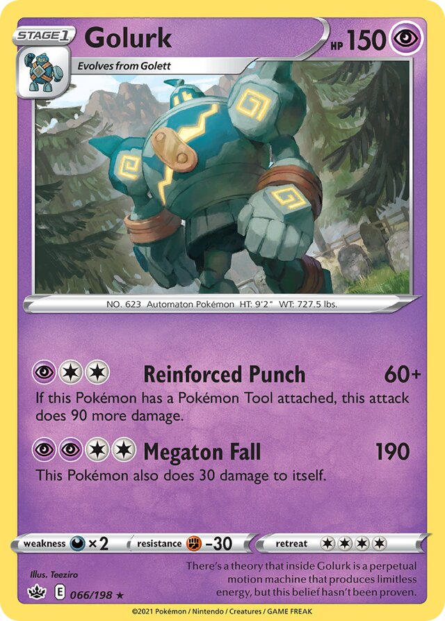 066/198 Golurk CRE Rare