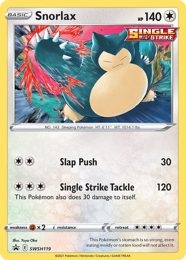 SWSH119 Snorlax SSP PROMO