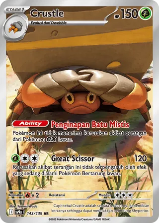 Crustle (Bonds of Destiny 143/139)