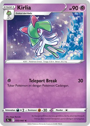 Kirlia (Battle Region 033/067)