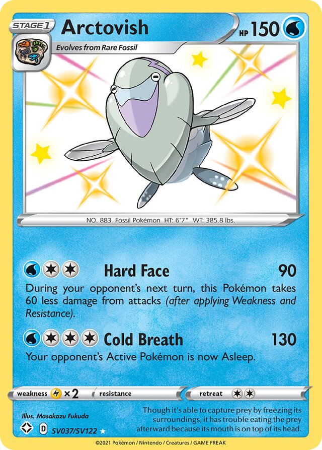 Arctovish Shining Fates SV037/SV122 Rare Shiny