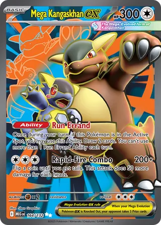 164/132 Mega Kangaskhanex MEG Ultra Rare