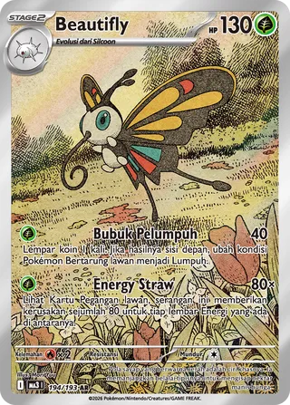 Beautifly (MEGA Dream ex 194/193)