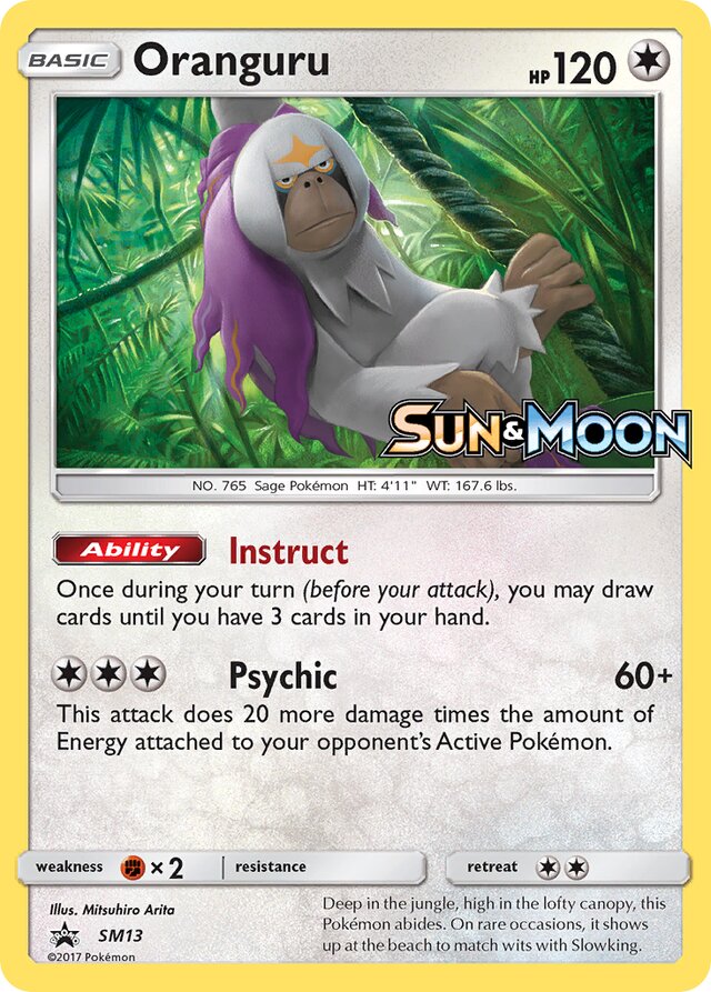 Oranguru SM Black Star Promos SM13 PROMO
