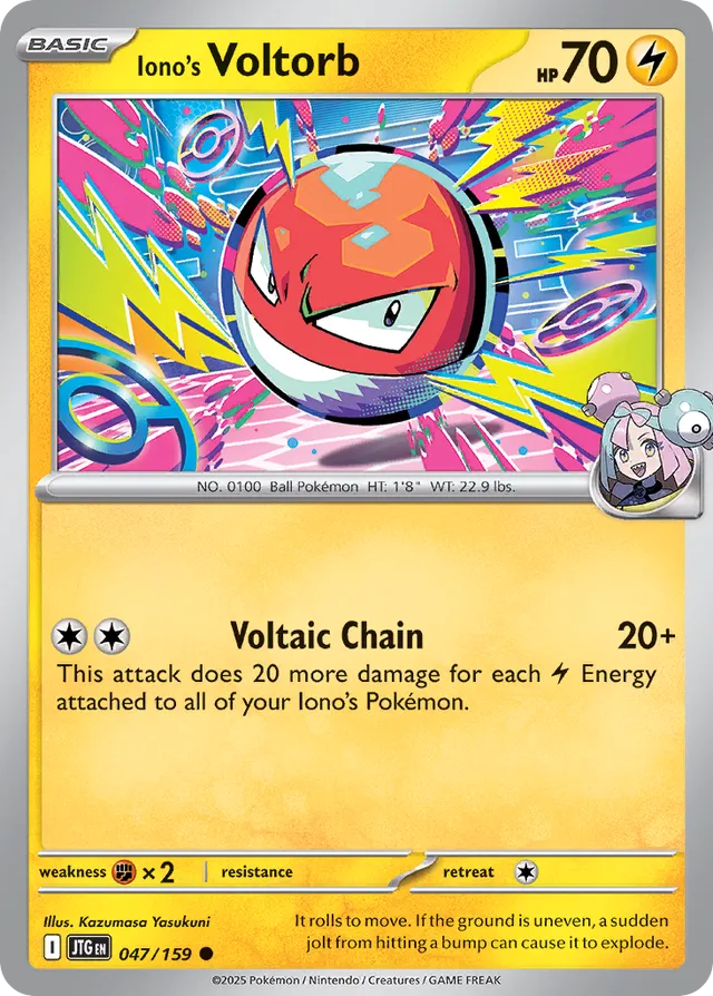 Iono's Voltorb Journey Together 047/159 Common