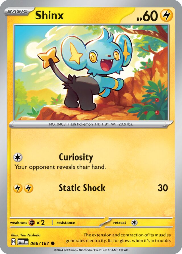 Shinx (Twilight Masquerade 066/167) (International TCG