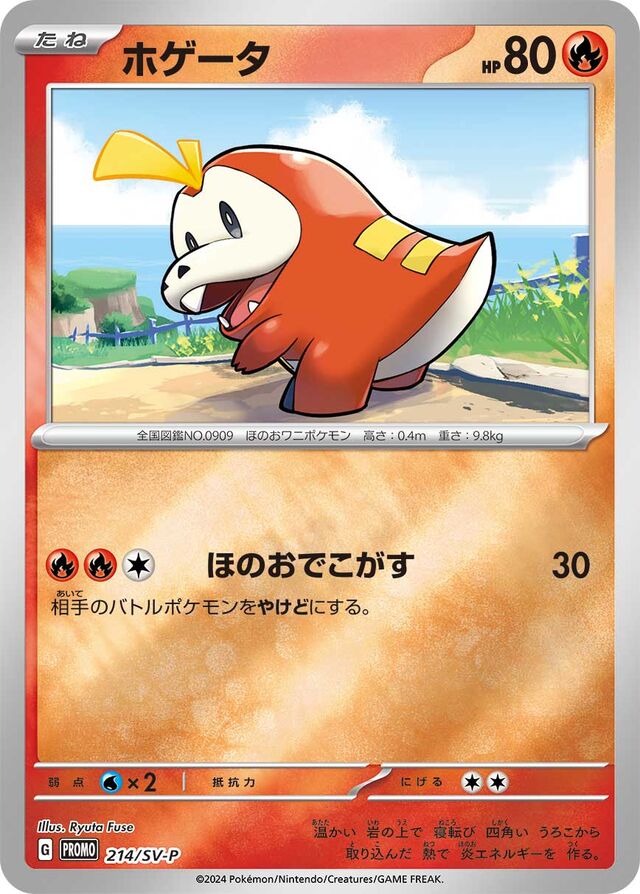 Fuecocoホゲータ SV-P Promotional cards 214/SV-P