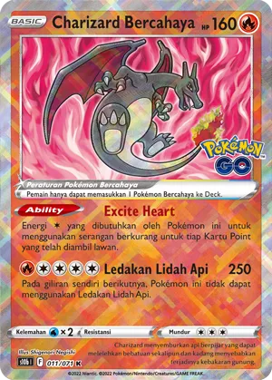 Radiant Charizard (Pokémon GO 011/071)