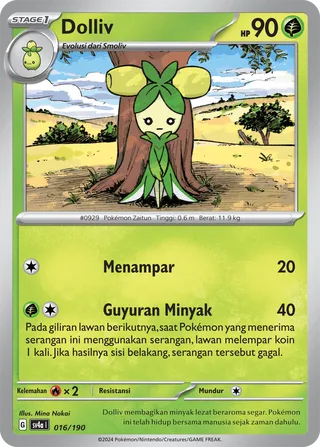 Dolliv (Shiny Treasure ex 016/190)