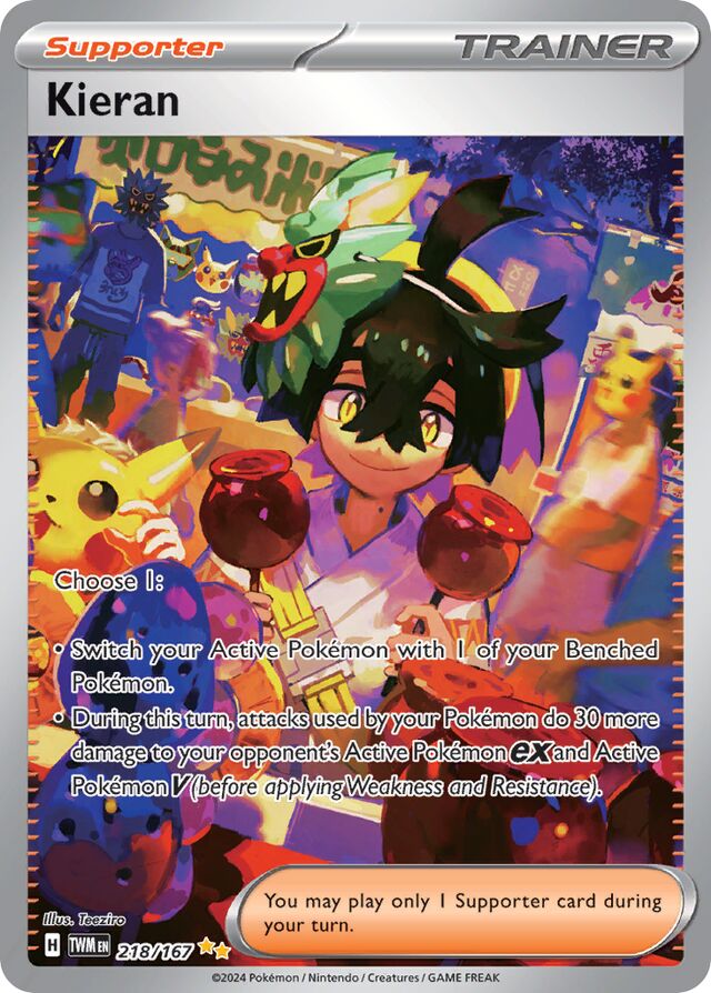 Kieran Twilight Masquerade 218/167 Special Illustration Rare