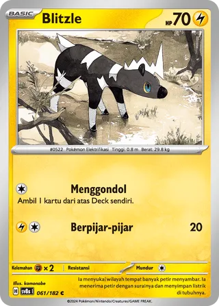 Blitzle (Stellar Lightning 061/182)