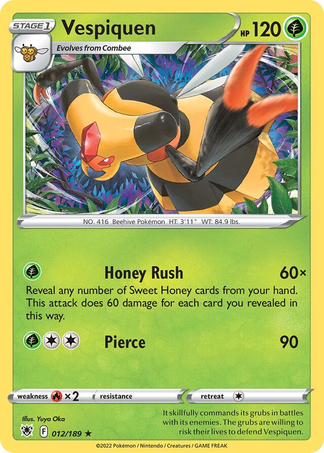 012/189 Vespiquen ASR Rare