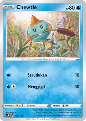 Chewtle (Challenge V Starter Deck 042/156)