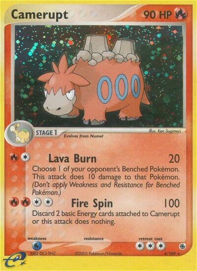 4/109 Camerupt RS Rare Holo