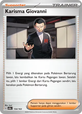 Giovanni's Charisma (ex Compact Deck 154/163)