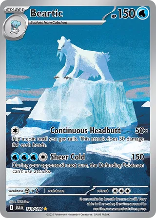Beartic (Black Bolt 110/086)