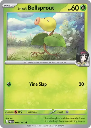 Erika's Bellsprout (Ascended Heroes 004/217)