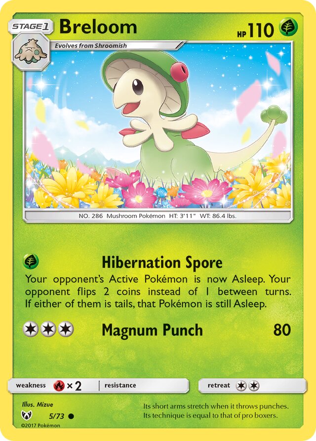 Breloom Shining Legends 5/73 Common