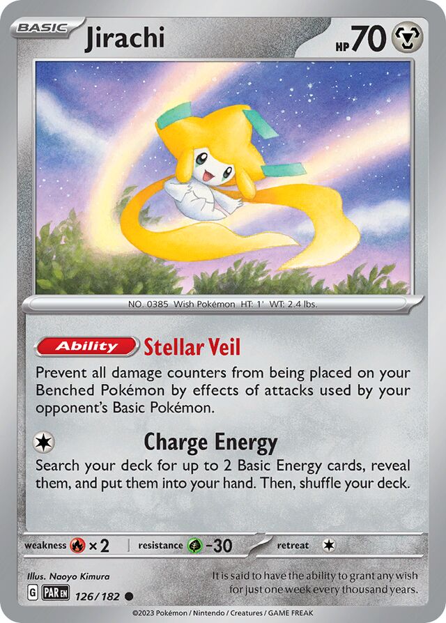 126/182 Jirachi PAR Common