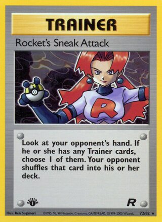 Rocket's Sneak Attack (Team Rocket 72/82)