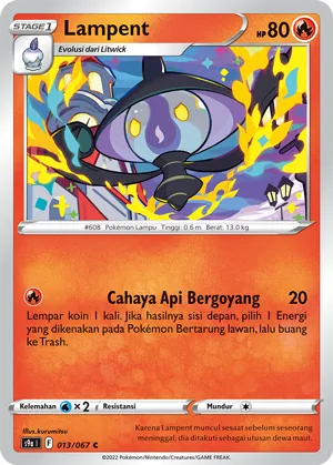 Lampent (Battle Region 013/067)