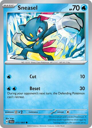 Sneasel (Shrouded Fable 013/064)