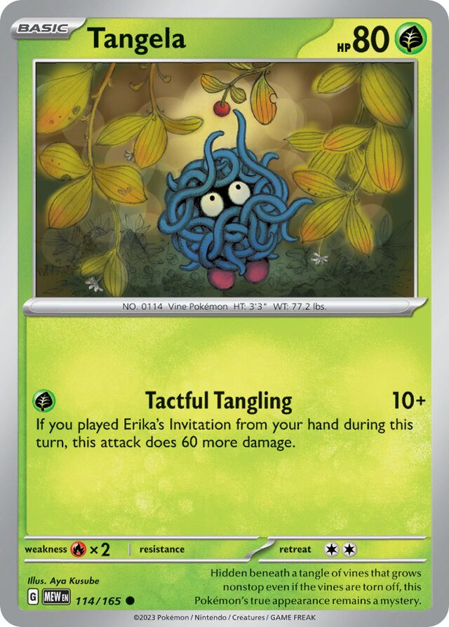 114/165 Tangela MEW Common