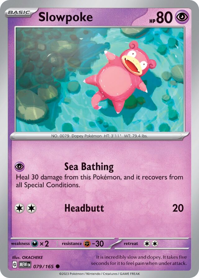 Slowpoke 151 079/165 Common