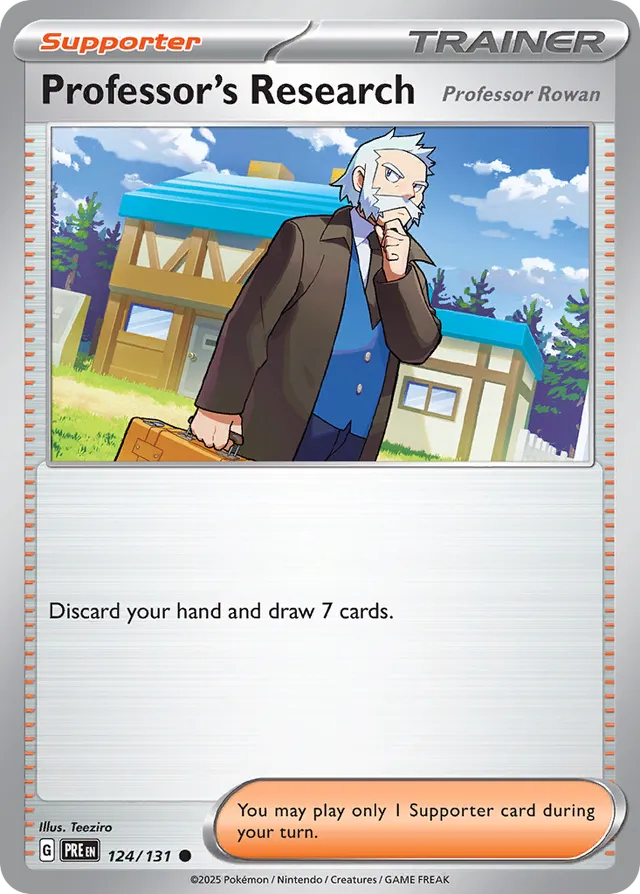Professor's Research [Professor Rowan] Prismatic Evolutions 124/131 Common