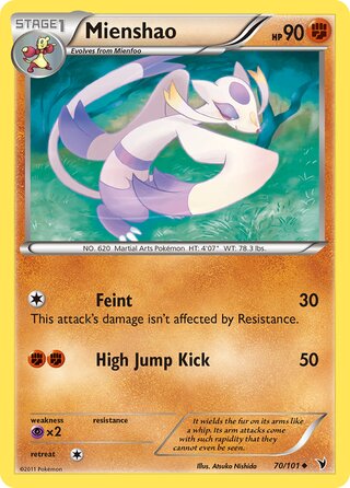 Mienshao (Noble Victories 70/101)