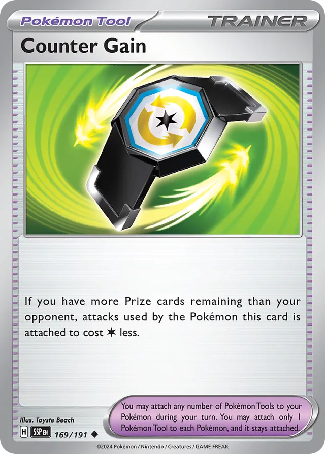 169/191 Counter Gain SSP Uncommon