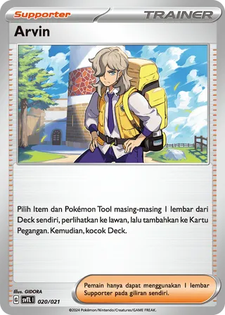 Arven (Terastal Charizard ex Tactics Deck 020/021)