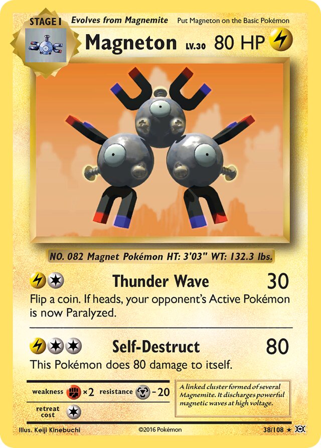 Magneton Evolutions 38/108 Rare Holo