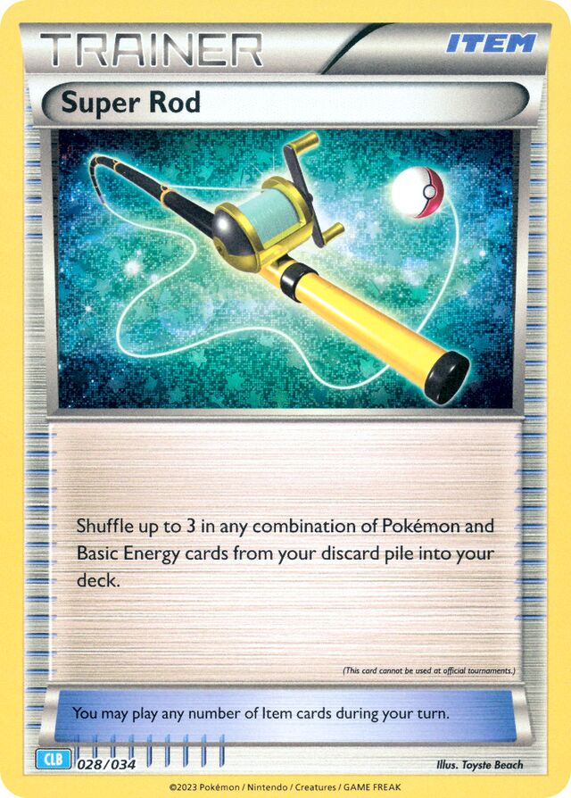 Super Rod Blastoise & Suicune ex Deck 028/034