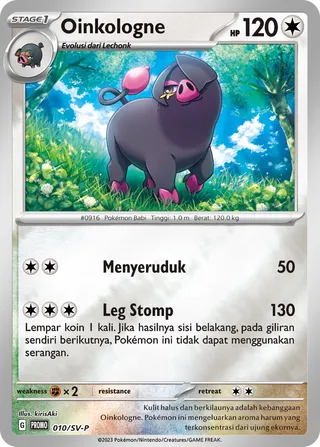 Oinkologne (Scarlet & Violet Promos 010/SV-P)